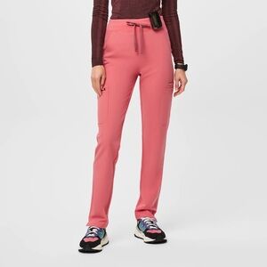 Figs Yola High Waisted Skinny Scrub Pants Desert Rose
